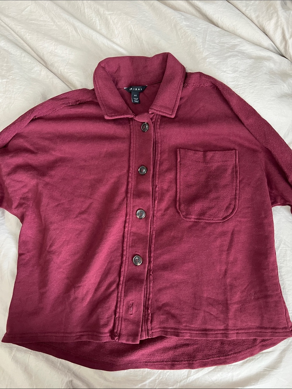 Tribal Shacket/cardigan size small